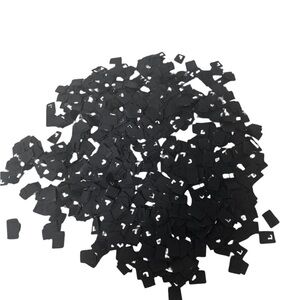 300 Black Large (L) Size Garment Labels